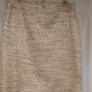 Kate Spade Skirt in Cream and Gold